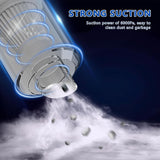 Primizia Mini Aspirateur À Main Sans Fil, (6000Pa,120W,7.4V) Petit Aspirateur De Voiture Portable Puissant Pour Voiture,Noir