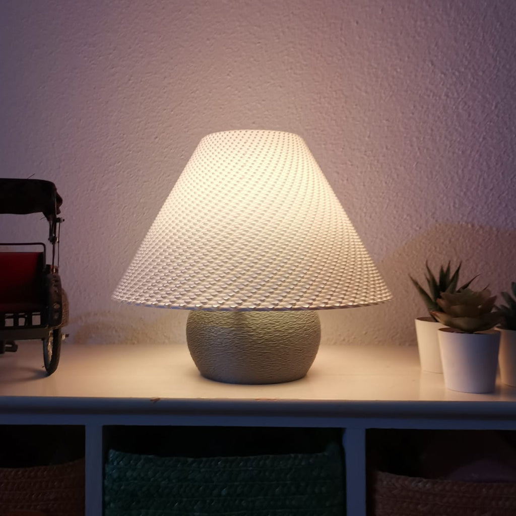Lampe de Table Aurora Tissée