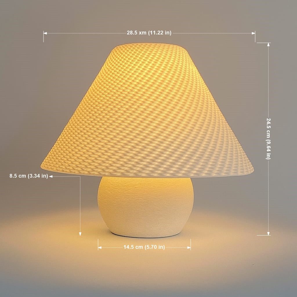 Lampe de Table Aurora Tissée