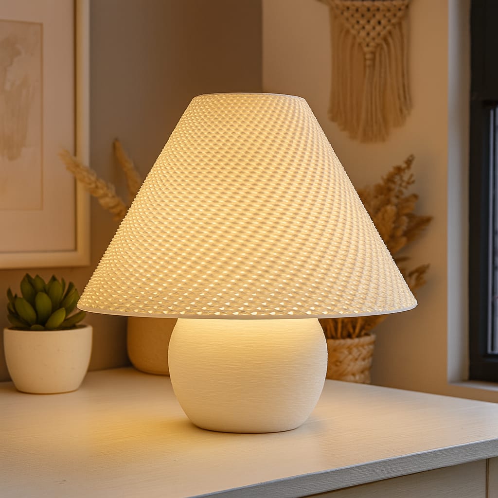 Lampe de Table Aurora Tissée